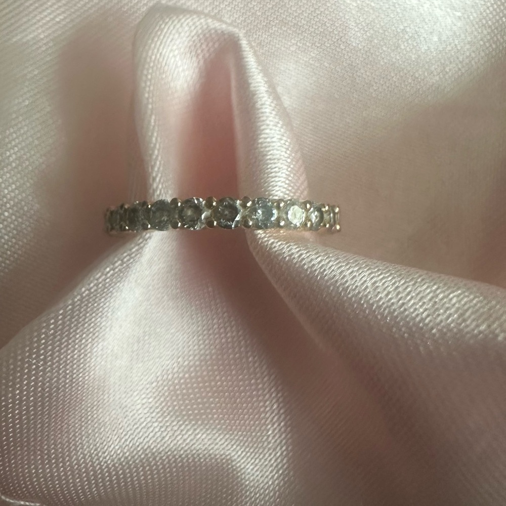 Swarovski matrix gold tone ring